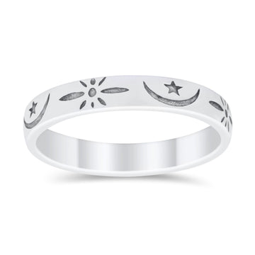 Moon Star Ring
